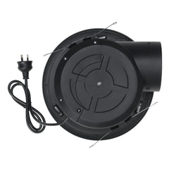 Eglo Lighting Lighting Samba Round Exhaust Fan in White or Black Lights-For-You