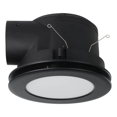 Eglo Lighting Lighting Samba Round Exhaust Fan in White or Black with Light Lights-For-You
