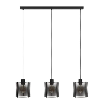 Eglo Lighting Lighting Segovia 3Lt Pendant Light in Black Lights-For-You 900738N