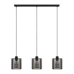 Eglo Lighting Lighting Segovia 3Lt Pendant Light in Black Lights-For-You 900738N