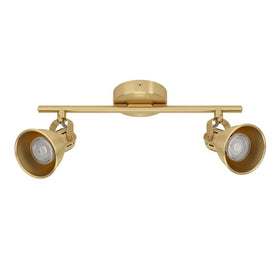 Eglo Lighting Lighting Seras LED Spot Light 2Lt in Black, White, Brushed Brass or Antique Nickel Lights-For-You 206052