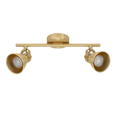 Eglo Lighting Lighting Seras LED Spot Light 2Lt in Black, White, Brushed Brass or Antique Nickel Lights-For-You 206052