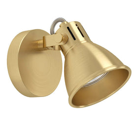 Eglo Lighting Lighting Seras LED Spot Light 5w in Black, White, Brushed Brass or Antique Nickel Lights-For-You 206051