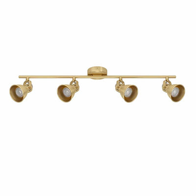 Seras Spot Light 4Lt in Black, White, Brushed Brass or Antique Nickel