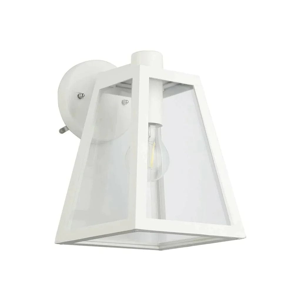 Eglo Lighting Outdoor Wall Lights Mirandola Outdoor Wall Light 1Lt in White Lights-For-You 205468N 9008606240708