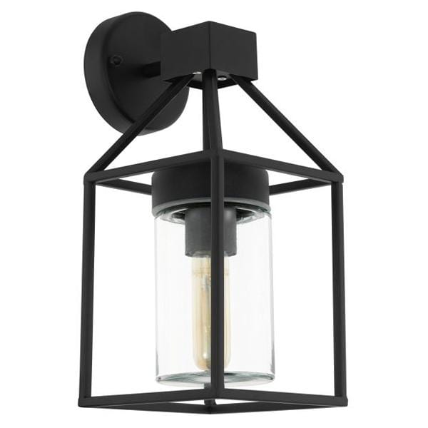 Eglo Lighting Outdoor Wall Lights Trecate Modern Outdoor Wall Light 1Lt in Black Lights-For-You 97296 9002759972967