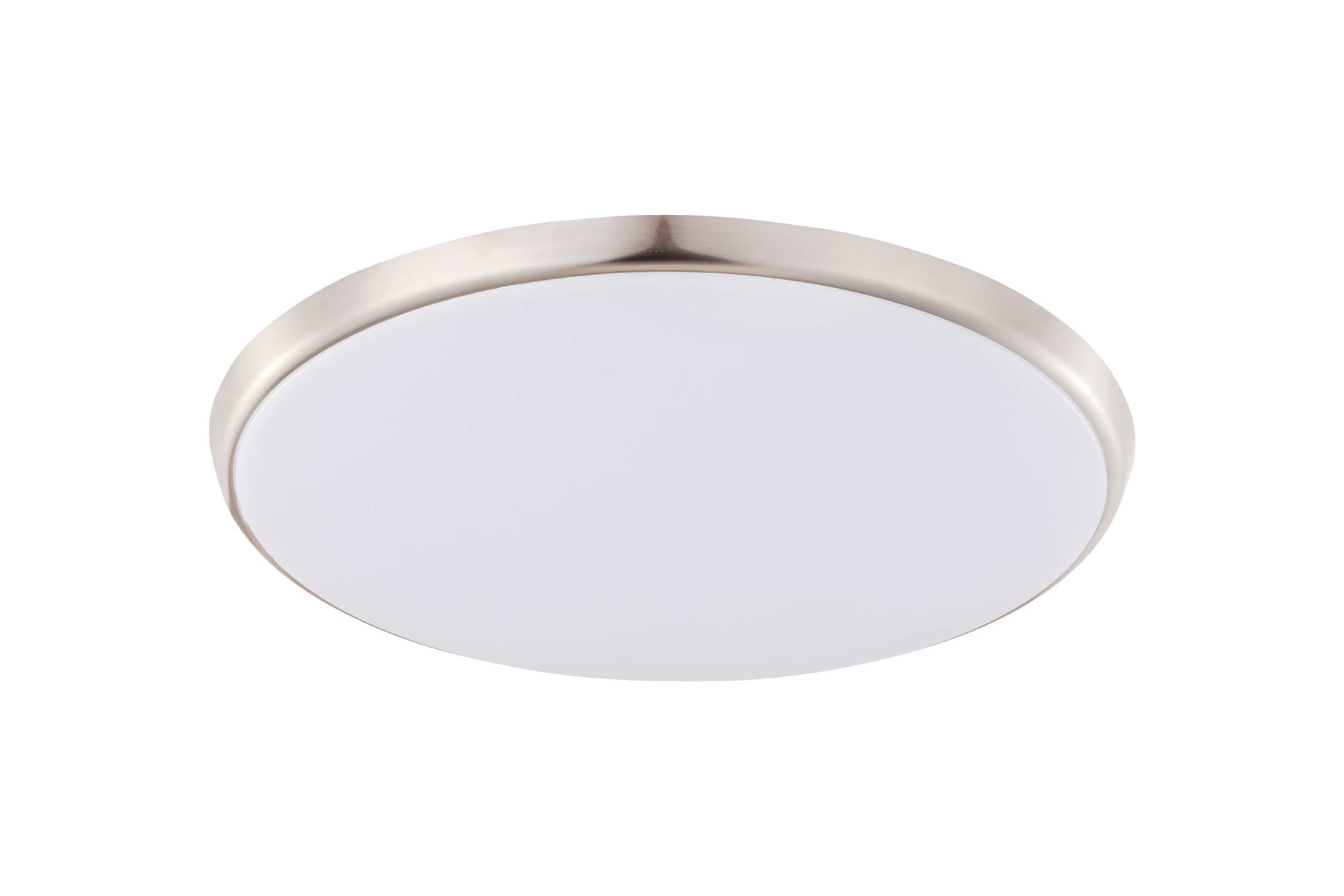 Eglo Lighting Oyster Lights 12w / Satin Nickel Ollie LED Oyster Light 12w/18w/28w Lights-For-You 203697