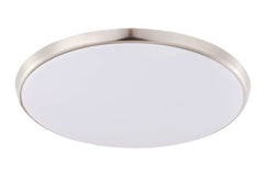 Eglo Lighting Oyster Lights 28w / Satin Nickel Ollie LED Oyster Light 12w/18w/28w Lights-For-You 203699