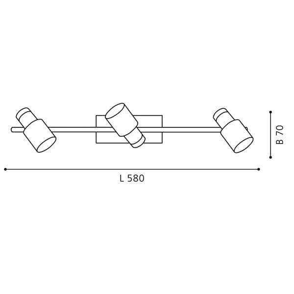 Eglo Lighting Spot Lights Davida 1 LED Spotlight 1Lt, 2Lt, 3Lt or 4Lt Lights-For-You