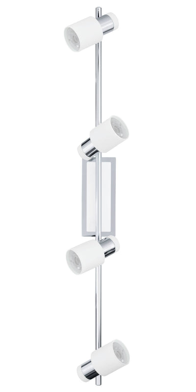 Eglo Lighting Spot Lights Davida Spot Light 1Lt in White & Chrome Lights-For-You 201998 9008606153077