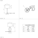 Eglo Lighting Table Lamps Basildon 1 Table Lamp Black/Wood 43569N Eglo Lighting Lights-For-You 43569N 9008606271566