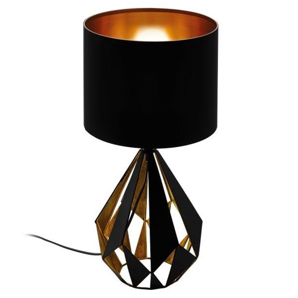 Eglo Lighting Table Lamps Black Carlton 5 Table Lamp 1Lt Lights-For-You 43077N