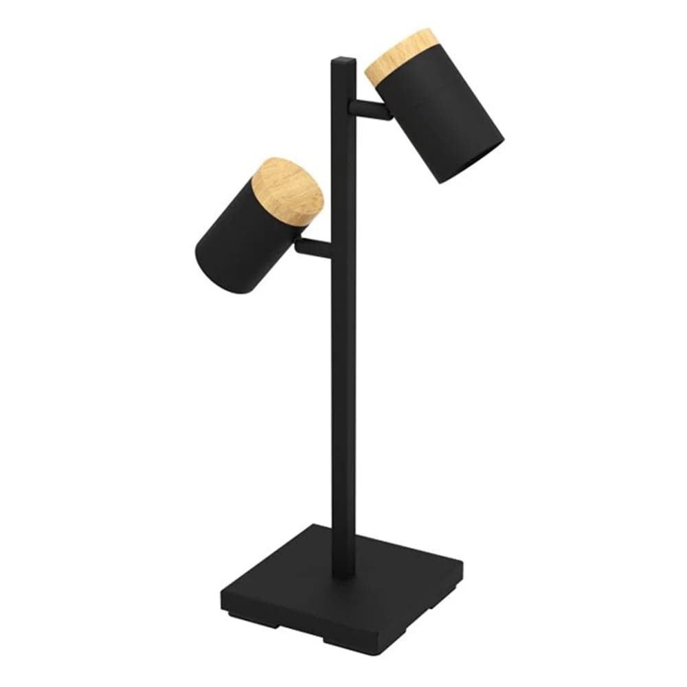 Eglo Lighting Table Lamps Cartagena LED Table Lamp Black/Brown 390069N Eglo Lighting Lights-For-You 390069N 9008606271221