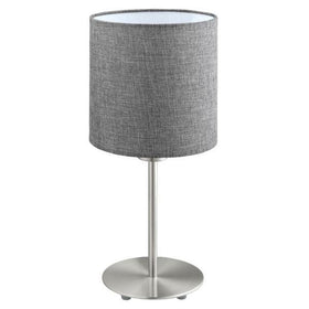 Eglo Lighting Table Lamps Pasteri Table Lamp 1Lt in Grey Lights-For-You 96376N 9008606173983