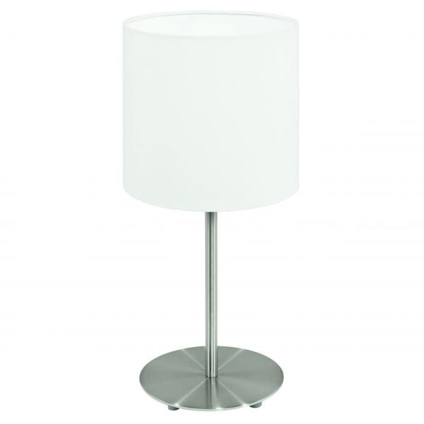 Eglo Lighting Table Lamps Pasteri Table Lamp 1Lt in White Lights-For-You 31594N 9008606175338