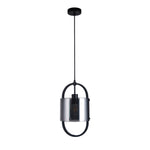 Dynamic Pendant Light in Black/Smoke or Gold/Cognac — Black