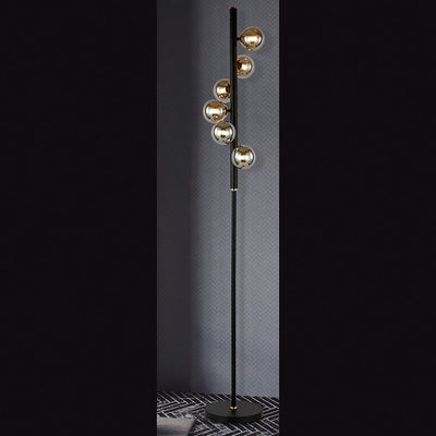Midday Floor Lamp 6Lt in Black — Black