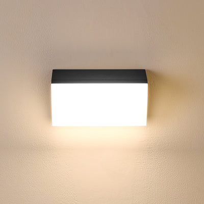Harrington Outdoor LED Wall Light 10w in Black — Black
