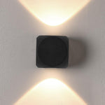 Benz Outdoor LED Wall LIght 2Lt 4w Black, White — Black / 3000K