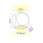 Benz Outdoor LED Wall LIght 2Lt 4w Black, White