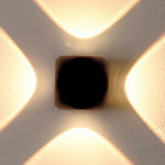 Benz Outdoor LED Wall Light 4w in Black or White — Black 5K