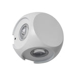 Benz Outdoor LED Wall Light 4w in Black or White — White 5K