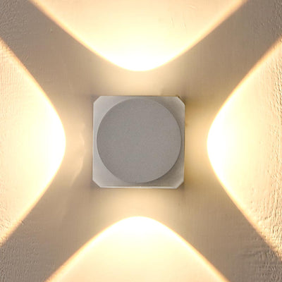 Benz Outdoor LED Wall Light 4w in Black or White — White 5K