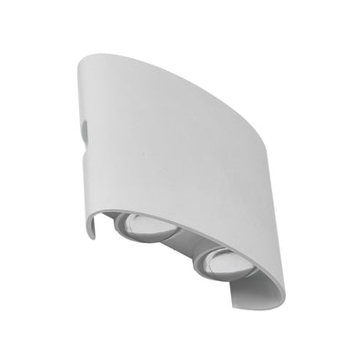 Opula 2 Outdoor Up/Down LED Wall Light in Black or White — White / 3000k