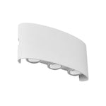 Opula 3 Outdoor Up/Down LED Wall Light in Black or White — White / 5000K