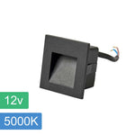 Stan LED Step Light in Black or White — 12v-BK-5K
