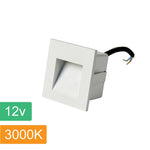 Stan LED Step Light in Black or White — 12v-WH-3K