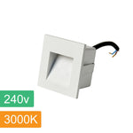 Stan LED Step Light in Black or White — 240v-WH-3K