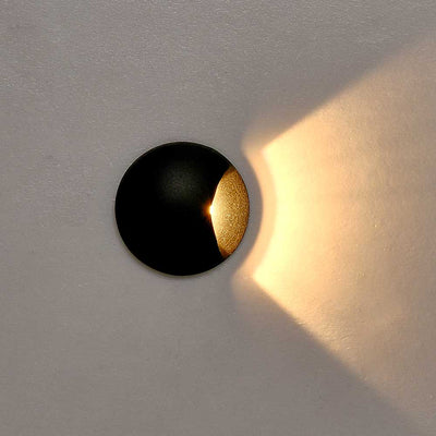 Kroll 1 Outdoor LED Wall Light in Black or White