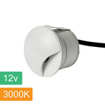 Kroll 1 Outdoor LED Wall Light in Black or White — 12v-WH-3K