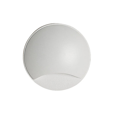 Kroll 1 Outdoor LED Wall Light in Black or White