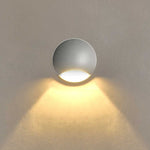 Kroll 1 Outdoor LED Wall Light in Black or White