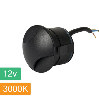 Kroll 2 Outdoor LED Wall Light in Black or White — 12v-BK-3K