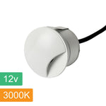 Kroll 2 Outdoor LED Wall Light in Black or White — 12v-WH-3K