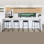 Beam Linear LED Pendant Light 1500mm, 2000mm, 2400mm in Black, Gold or White — Black / 1500mm