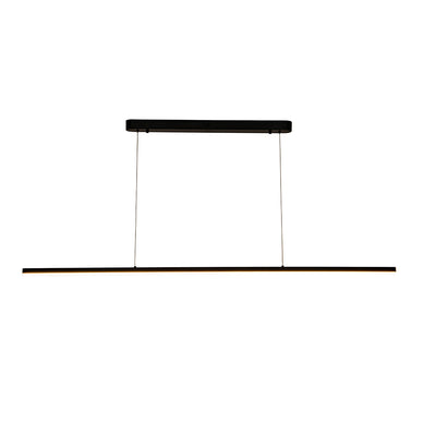 Beam Linear LED Pendant Light 1500mm, 2000mm, 2400mm in Black, Gold or White — Black / 1500mm