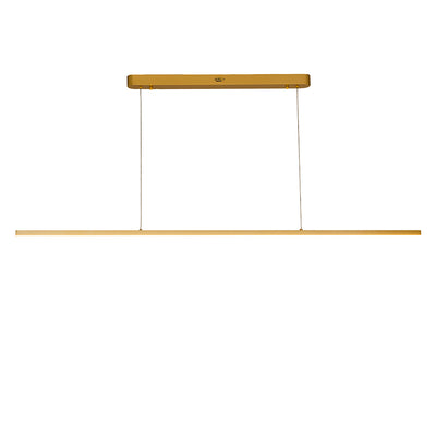 Beam Linear LED Pendant Light 1500mm, 2000mm, 2400mm in Black, Gold or White — Gold / 1500mm