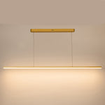 Beam Linear LED Pendant Light 1500mm, 2000mm, 2400mm in Black, Gold or White — Gold / 1500mm