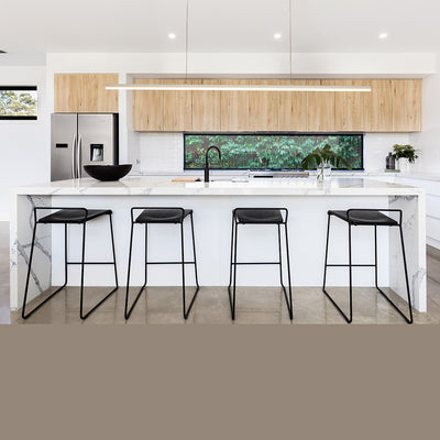 Beam Linear LED Pendant Light 1500mm, 2000mm, 2400mm in Black, Gold or White — White / 1500mm