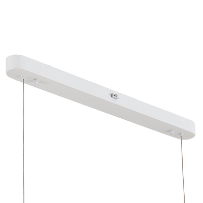 Beam Linear LED Pendant Light 1500mm, 2000mm, 2400mm in Black, Gold or White — White / 1500mm