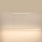 Beam Linear LED Pendant Light 1500mm, 2000mm, 2400mm in Black, Gold or White — White / 1500mm