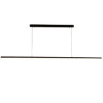 Beam Linear LED Pendant Light 1500mm, 2000mm, 2400mm in Black, Gold or White — Black / 2000mm