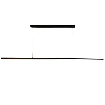 Beam Linear LED Pendant Light 1500mm, 2000mm, 2400mm in Black, Gold or White — Black / 2000mm