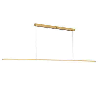 Beam Linear LED Pendant Light 1500mm, 2000mm, 2400mm in Black, Gold or White — Gold / 2000mm