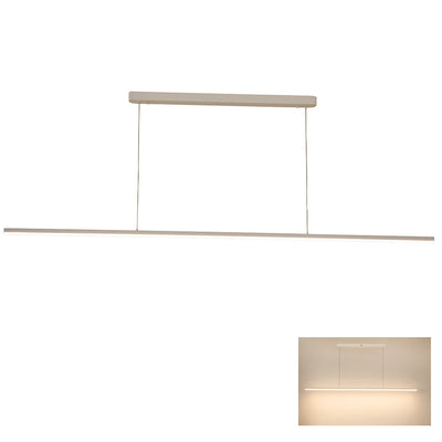 Beam Linear LED Pendant Light 1500mm, 2000mm, 2400mm in Black, Gold or White — White / 2000mm