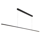 Beam Linear LED Pendant Light 1500mm, 2000mm, 2400mm in Black, Gold or White — Black / 2400mm